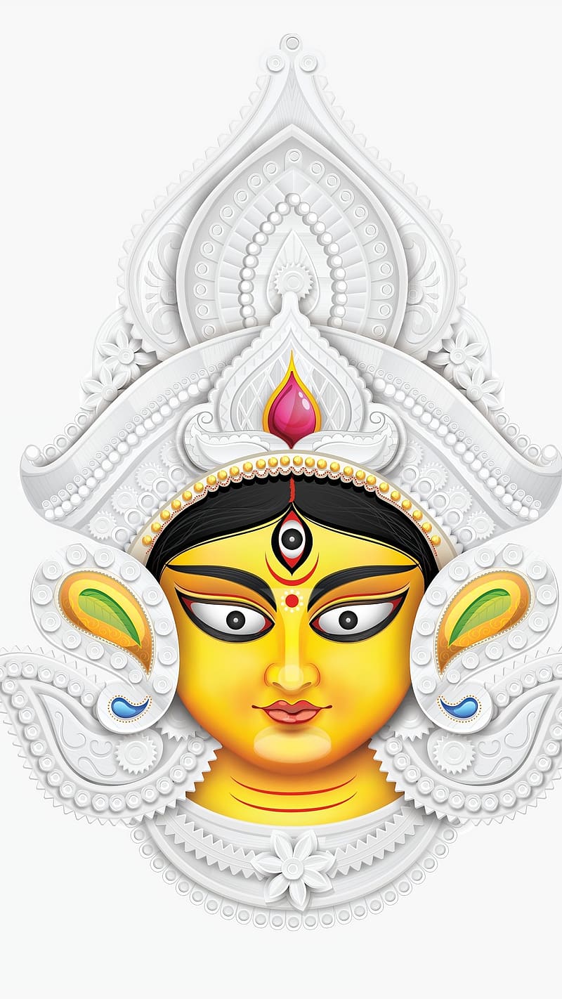 Mataji Ka , face, lord, god, HD phone wallpaper