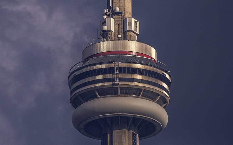 CN Tower, Toronto, Canada, TV tower, HD wallpaper