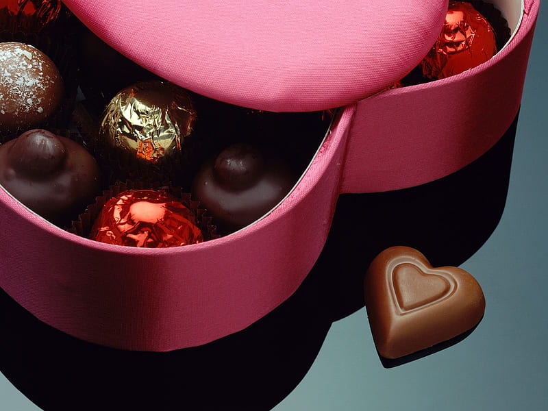 Love chocolates, choco, chocolates, love, heart, HD wallpaper