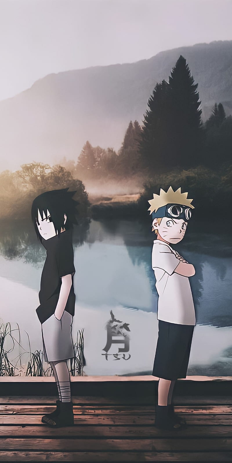 Sasuke and Naruto , Sasuke vs Naruto, HD phone wallpaper