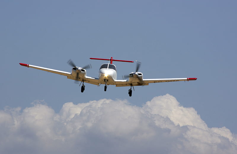 Piper PA-44 Seminole, piper pa-44, piper seminole, aircraft, airplane, HD wallpaper