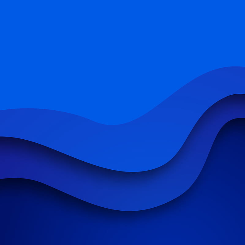 blue waves, blue, deep, desenho, graphic, horizontal, lines, simple, water, waves, HD phone wallpaper