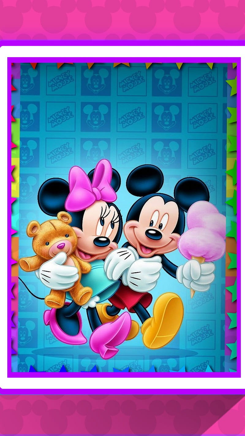 Mickey and Minnie , mickey mouse, minnie mouse, HD phone wallpaper