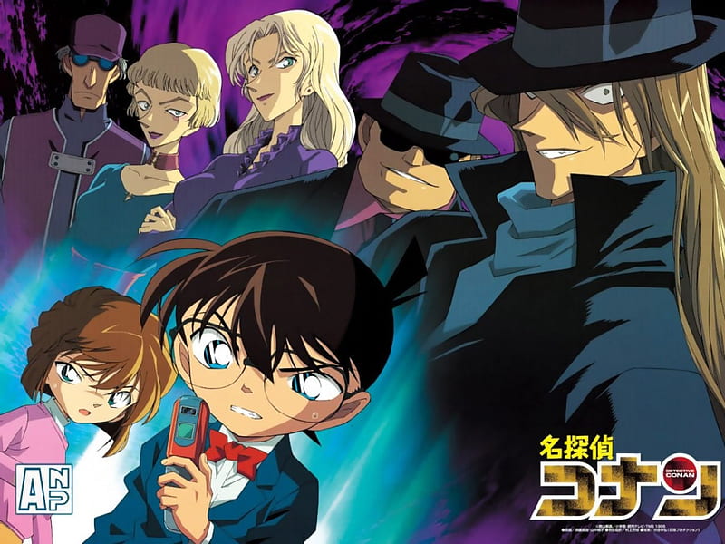 Detective Conan, Black Organization, Cell Phone, Conan Edogawa, Habara Ai, HD wallpaper