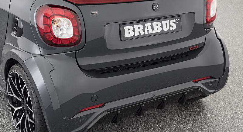 2019 BRABUS Ultimate E Shadow Edition 1 of 28 based on smart EQ fortwo cabrio - Tail Light , car, HD wallpaper