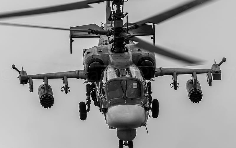 Ka-52, Alligator, Kamov, Russian attack helicopter, Russian Air Force, military helicopters, HD wallpaper
