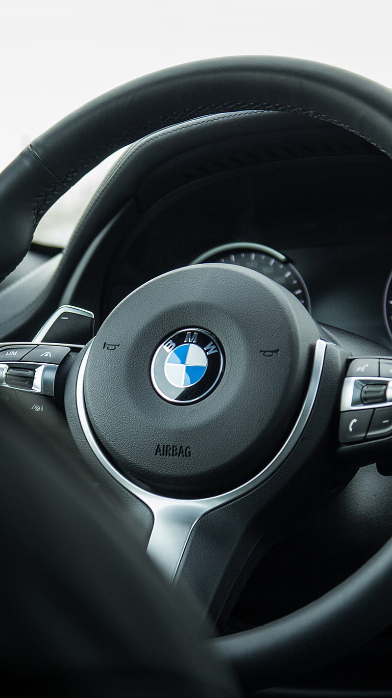M Steering Wheel, bmw, interior, m performance, m power, m sport, steering wheel, HD phone wallpaper