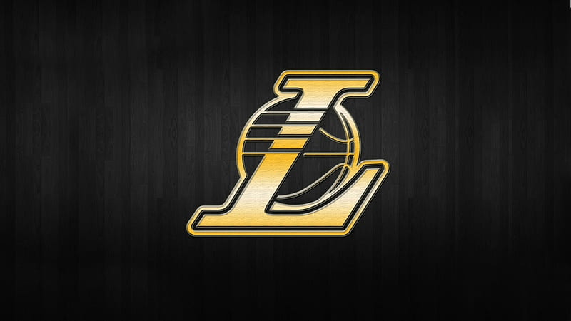 Lakers Logo With Black Background Basketball Basketball Sports, HD wallpaper