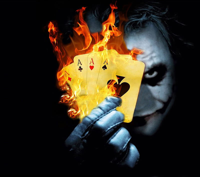 Ace Joker, batman, card, dark knight, film, movie, HD wallpaper