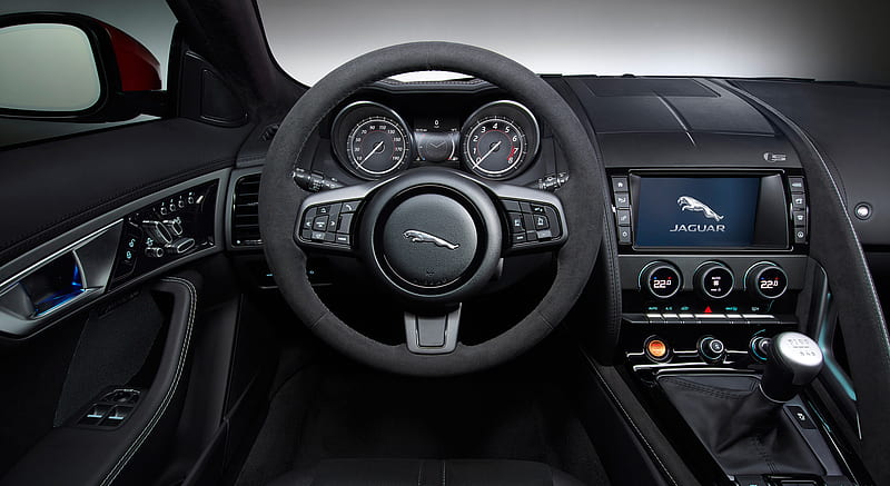 2016 Jaguar F-TYPE Convertible S Manual Convertible - Interior , car, HD wallpaper