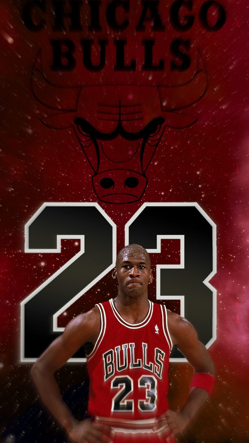 Jordan jersey red, chicago, bulls, HD phone wallpaper