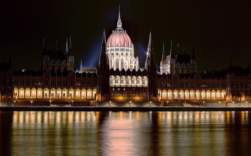 Hungarian Parliament Building Budapest-City graphy, HD wallpaper