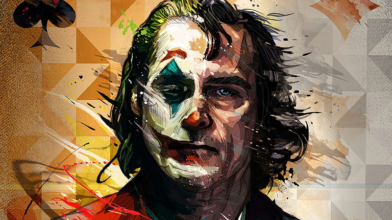 Joaquin Phoenix Joker Artistic, HD wallpaper