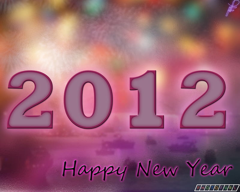 Happy New Year 2012, new, year, happy, 2012, HD wallpaper