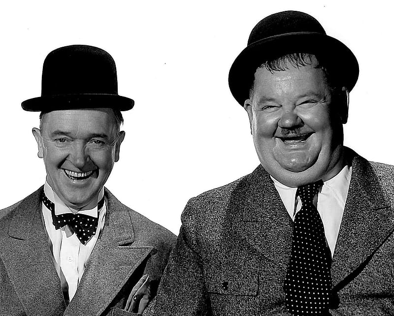Stan Laurel and Oliver Hardy, oliver hardy, laurel, stan, HD wallpaper