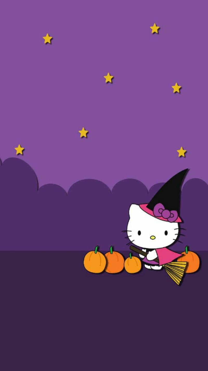 Download Hello Kitty Halloween Pumpkin Car Wallpaper  Wallpaperscom