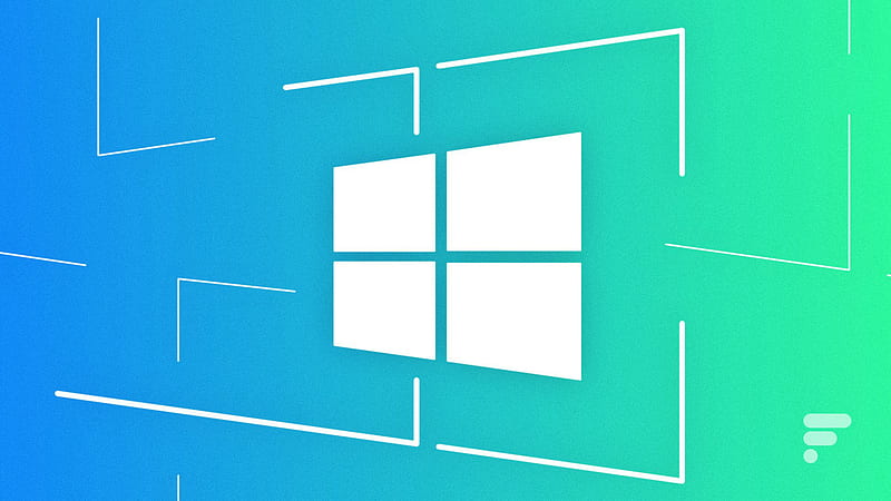 Windows 11 Logo Green Blue Background Windows 11, HD wallpaper