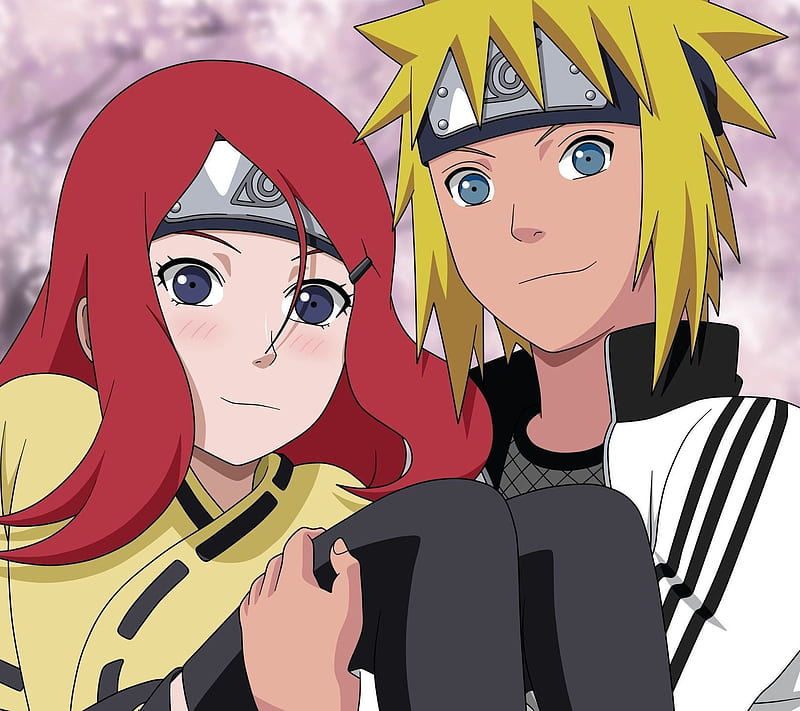 Minato e Kushina, anime, namikaze, naruto shippuden, uzumaki, HD wallpaper