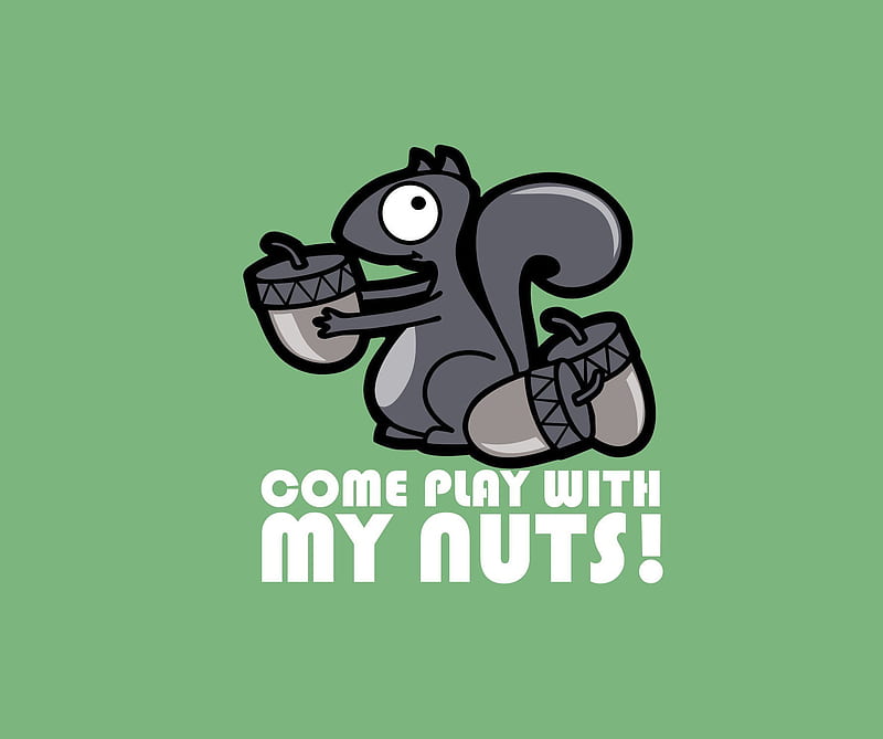 nuts, funny, my nuts, HD wallpaper