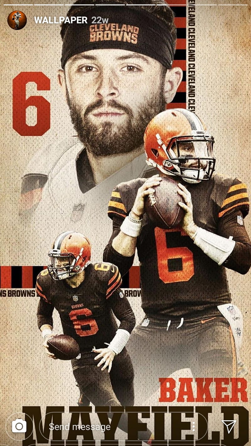 Top more than 59 baker mayfield wallpaper latest - in.cdgdbentre