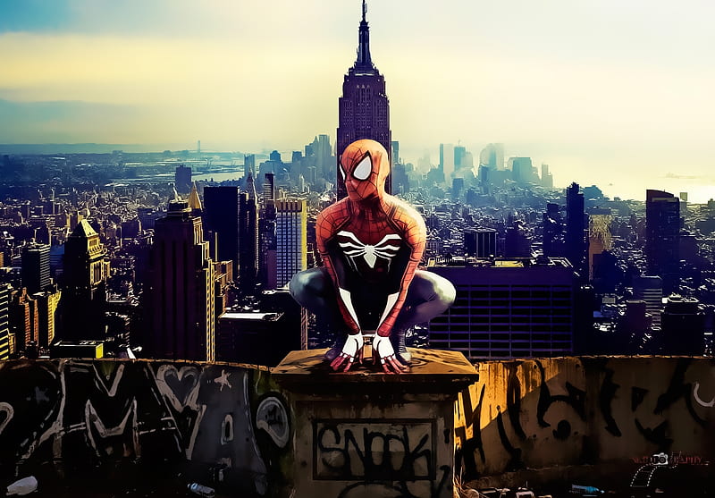 SPIDERMAN PS4, NEW YORK, PS4, VENOM, SPIDERMAN, HD wallpaper | Peakpx
