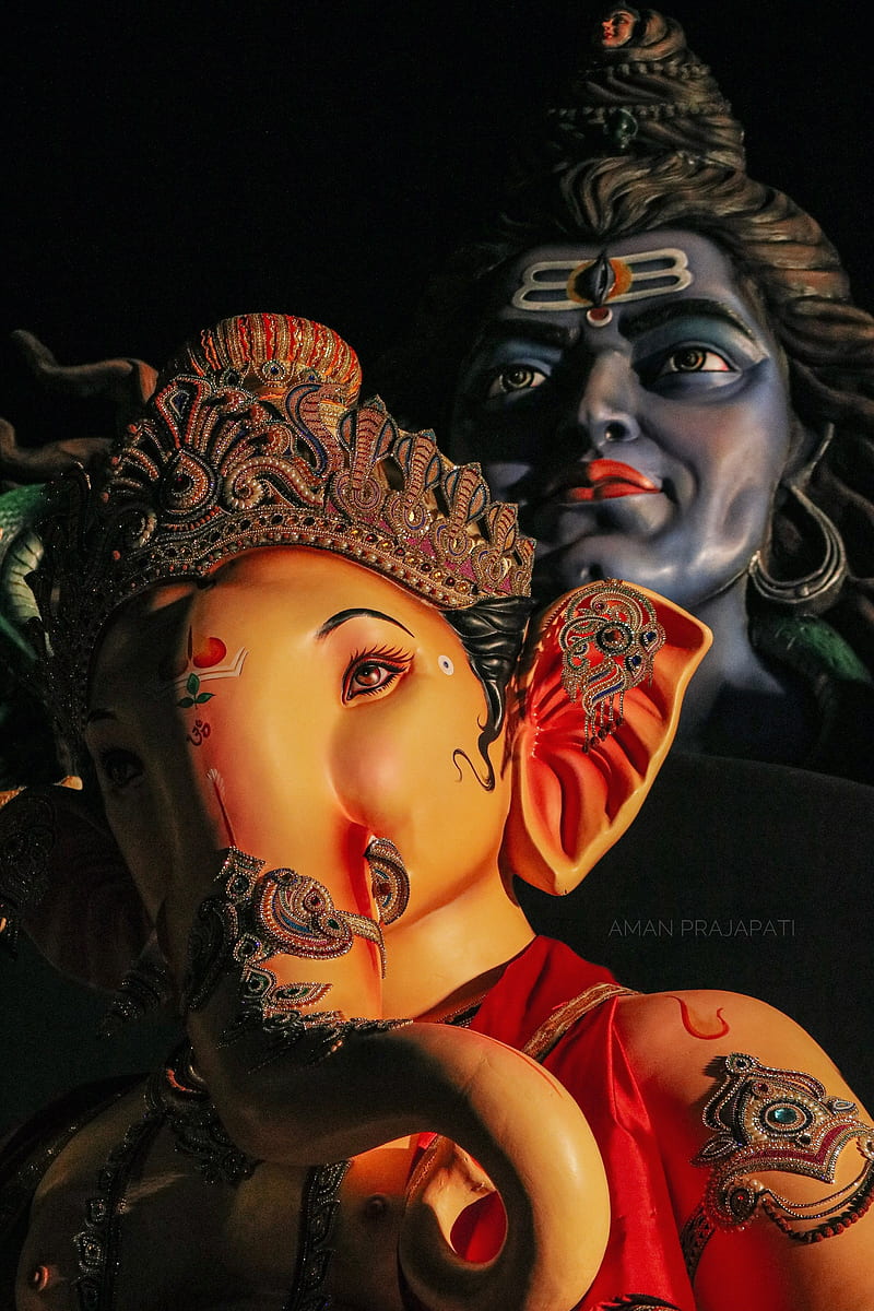 Ganeshji, bappa, ganesh, ganpati, god, shankarji, HD phone wallpaper |  Peakpx