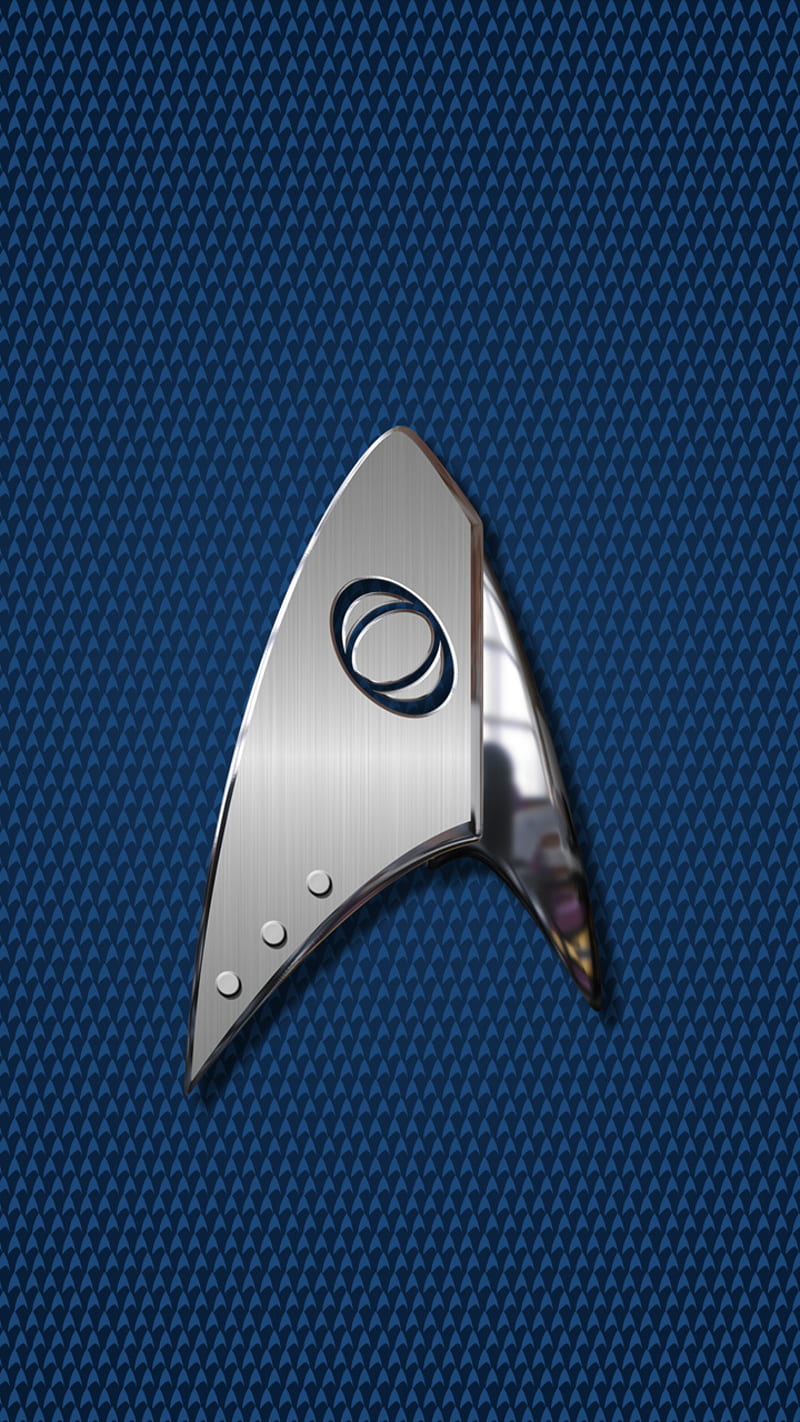 Star trek scientific, division, discovery, badge, federation, space, HD phone wallpaper