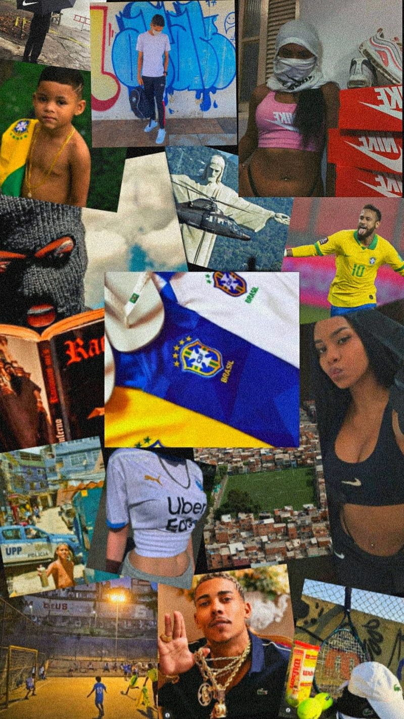 Vivencias Brasil, neymar, favela, nike, mcpoze, futebol, trap, HD phone wallpaper