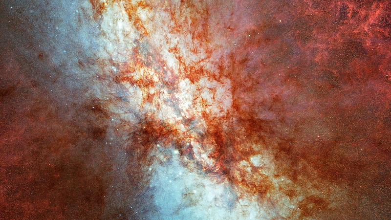 Space With Glistening Galaxy Galaxy, HD wallpaper