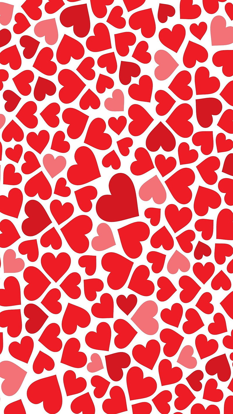Diseño de corazones, amor, rojo, Fondo de pantalla de teléfono HD | Peakpx