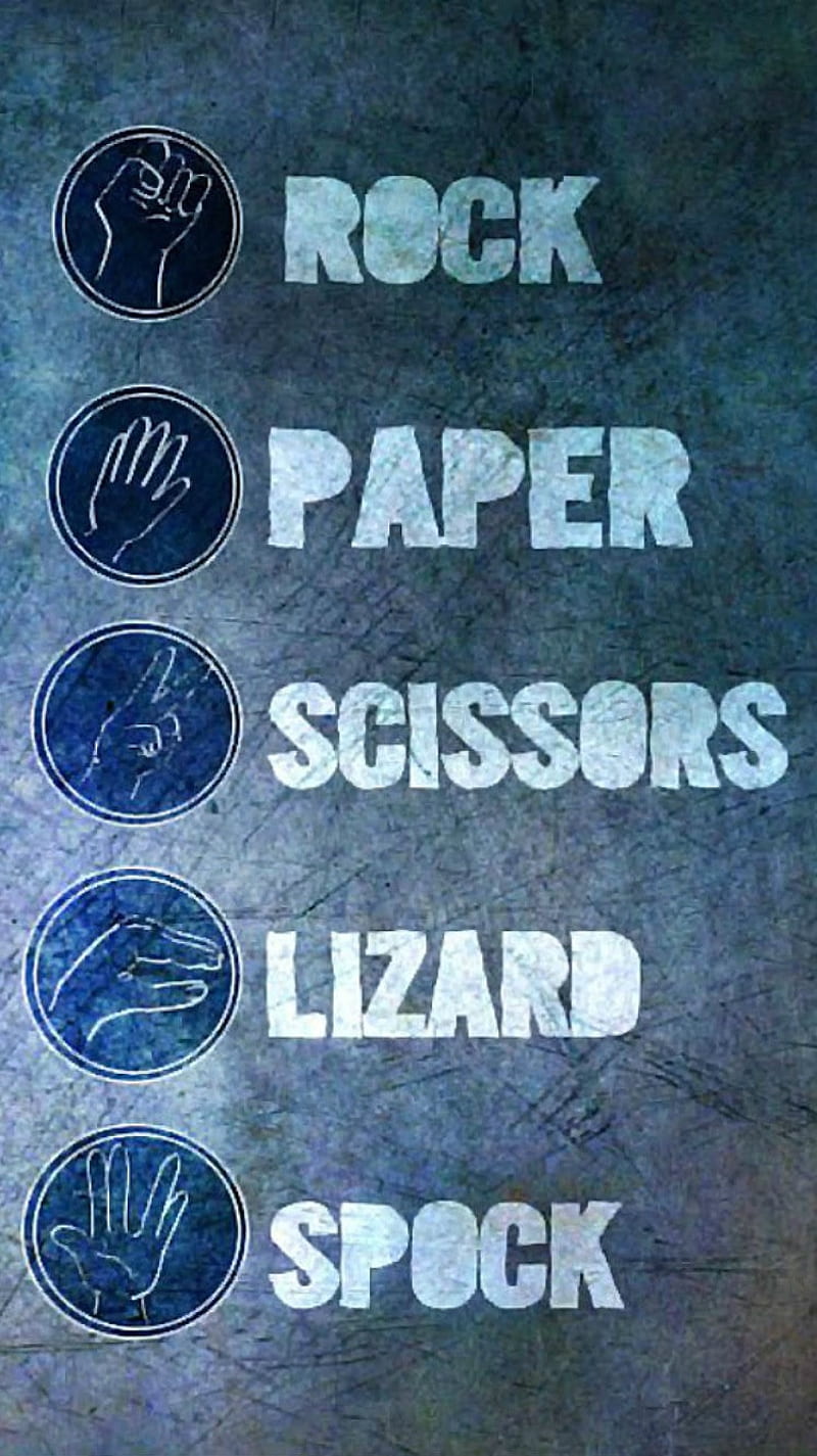 Rock Paper Scissors, big bang, sheldon, the big bang theory, lizard spock,  HD phone wallpaper | Peakpx