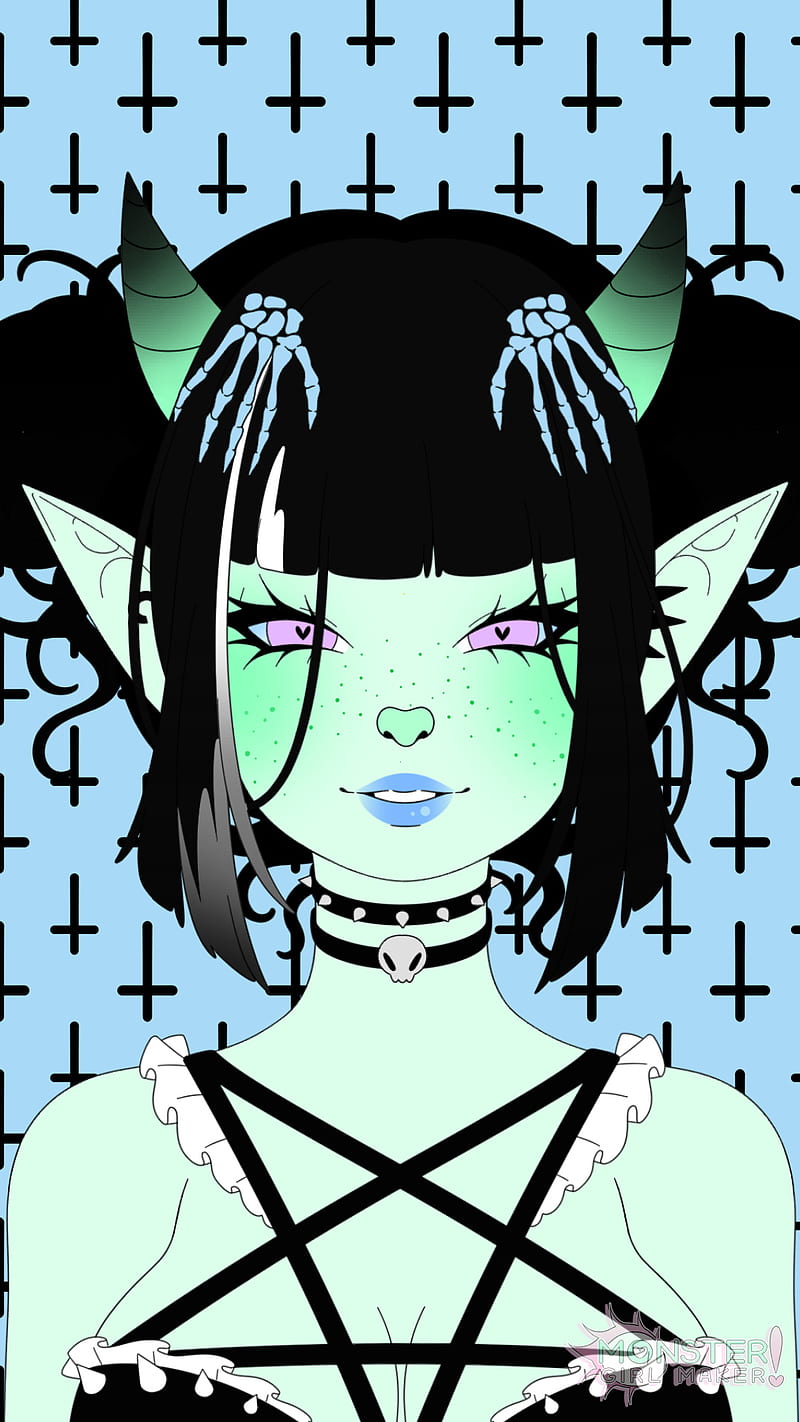 Satans Daughter Alternative Creepy Cute Devil Gigglesandguns Goth