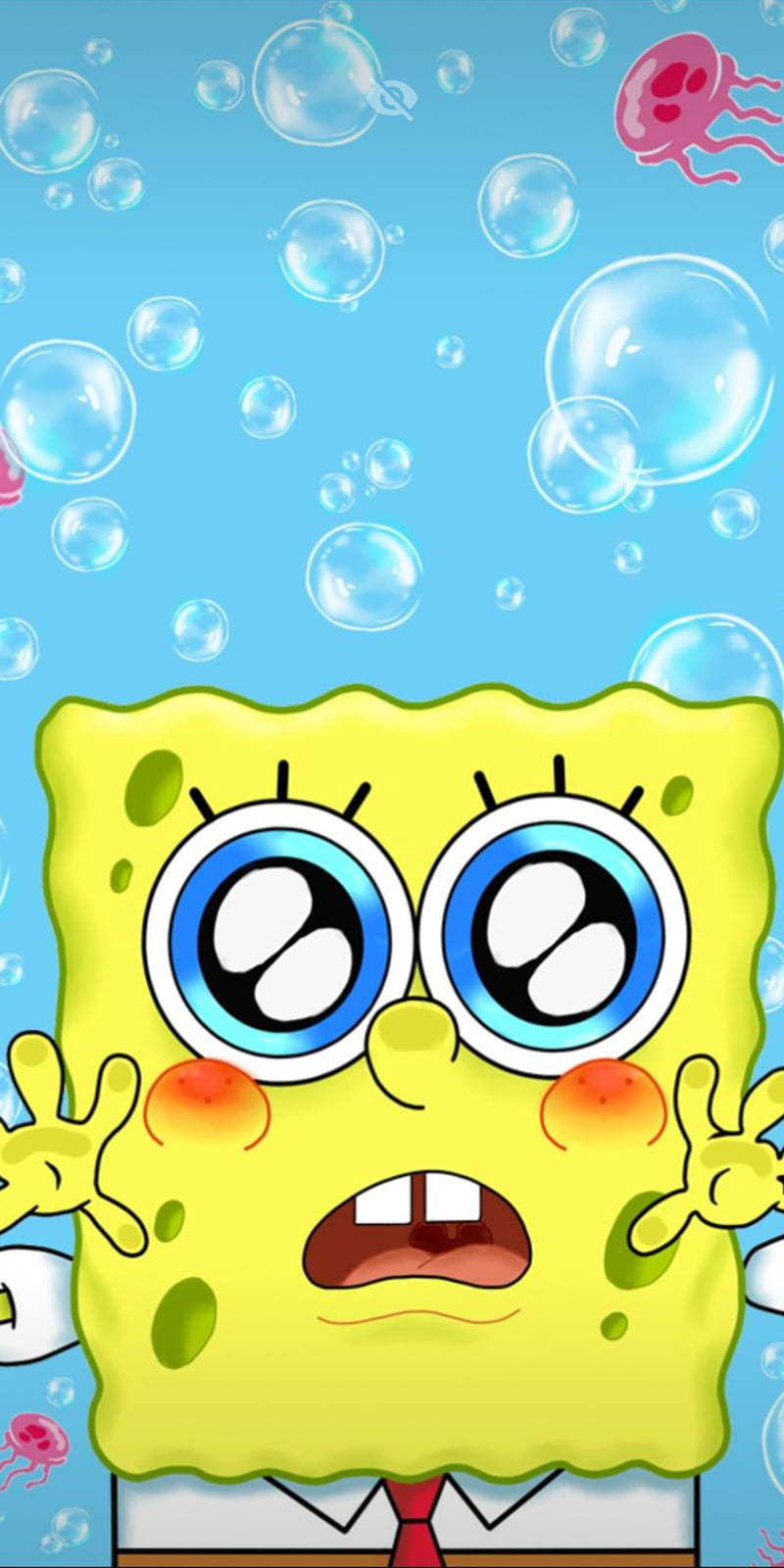 SpongeBob, aesthetic, cute, meme, pink