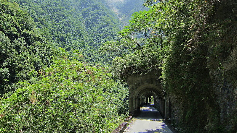 Tunnel, mountain, nature, Mountaineering, HD wallpaper