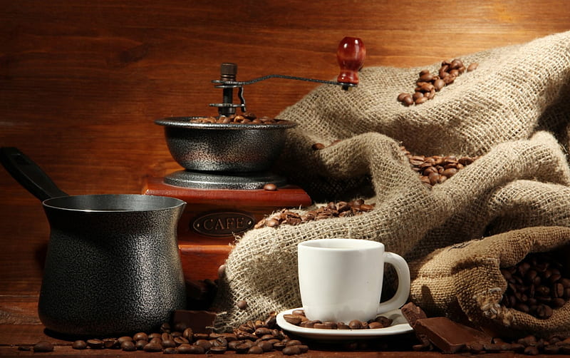 *** Fresh coffee ***, fresch, drink, coffee, food, HD wallpaper
