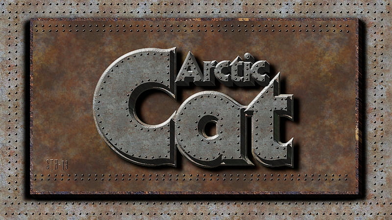Arctic Cat Steel vintage Logo, Arctic cat Arctic cat Snowmobile , Arctic cat logo, Arctic Cat, Arctic cat Snowmobiles, Arctic cat background, HD wallpaper