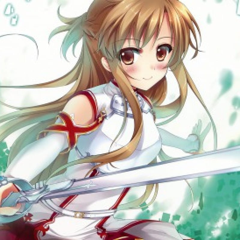 Asuna, pretty cg, blush, bonito, sweet, nice, blade, anime, beauty ...