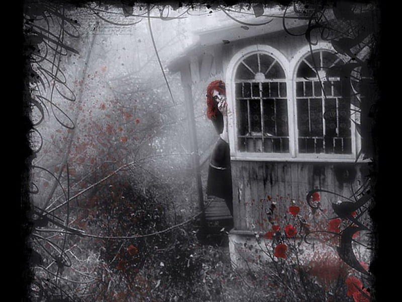 Hide From You Creepy Hiding Fantasy Gray Gothic Dark Hd Wallpaper Peakpx