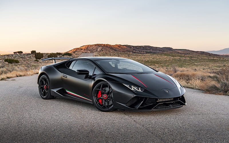 Lamborghini Huracan Performante, 2020, VF Engineering, matte black sports  coupe, HD wallpaper | Peakpx