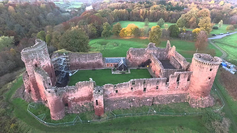 Bothwell Castle - Lanarkshire - Scotland, Scottish Castles, Bothwell Castle, Lanarkshire, Scotland, Castles, HD wallpaper