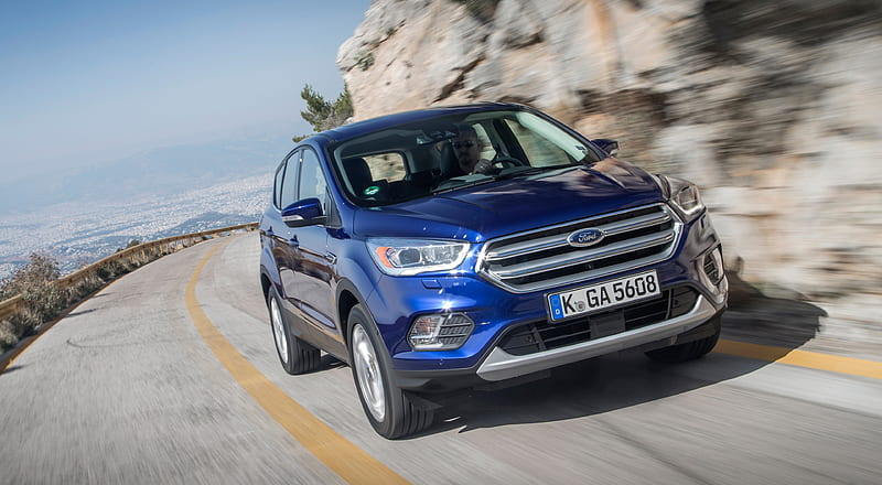 Ford, Ford Kuga, Blue Car, Car, SUV, HD wallpaper Ford, Ford Kuga, Blue Car, Car, SUV, HD wallpaper