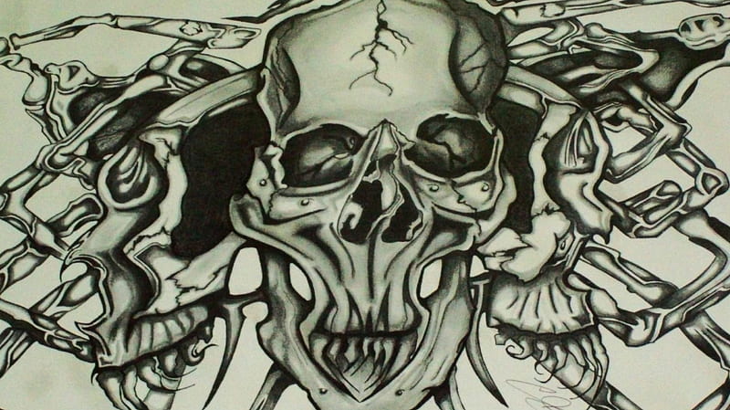 skull tattoo design by Lynxofdarkness on DeviantArt
