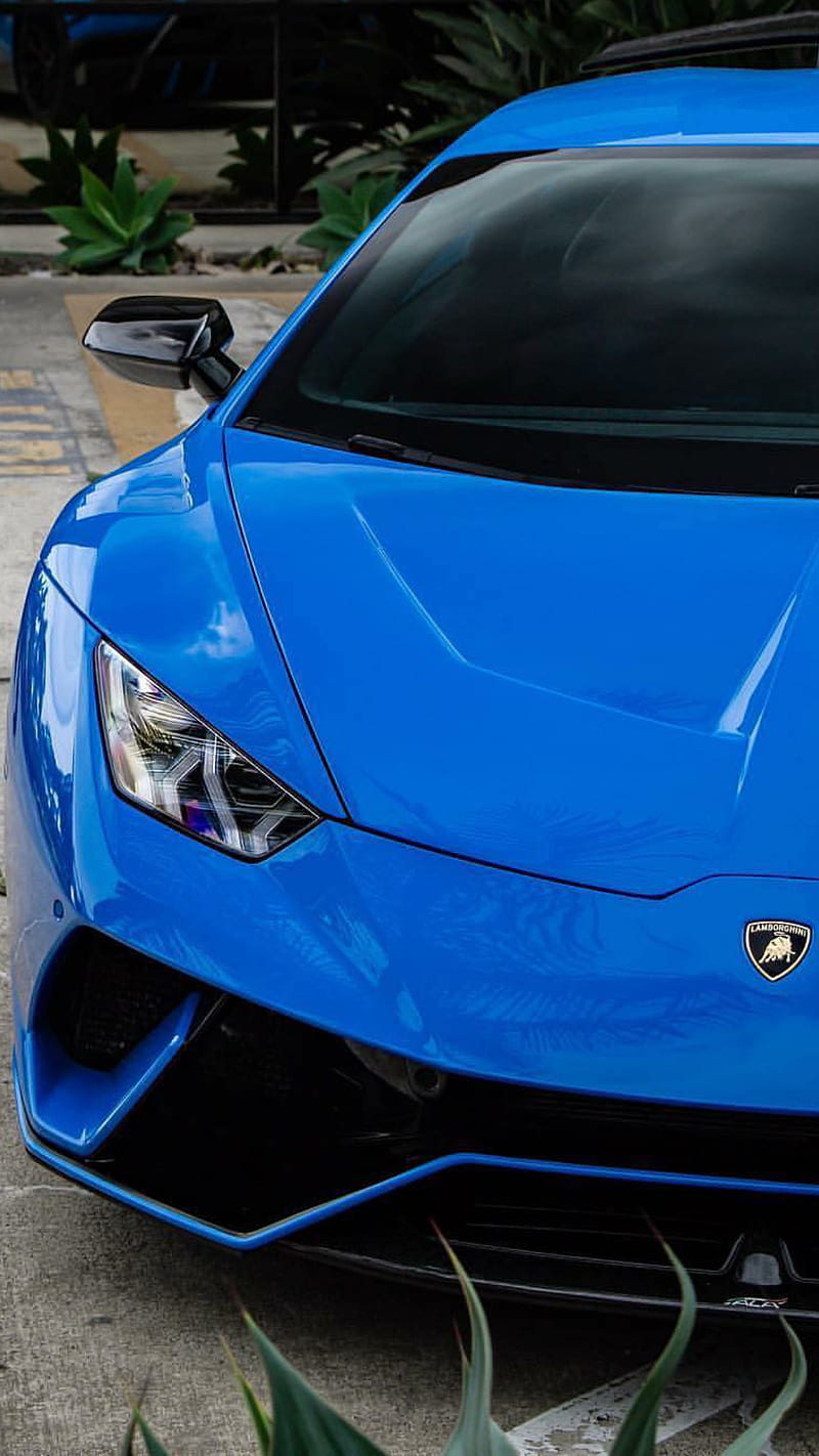 Supercharged V12, lamborghini, huracan, performante, blue, car ...