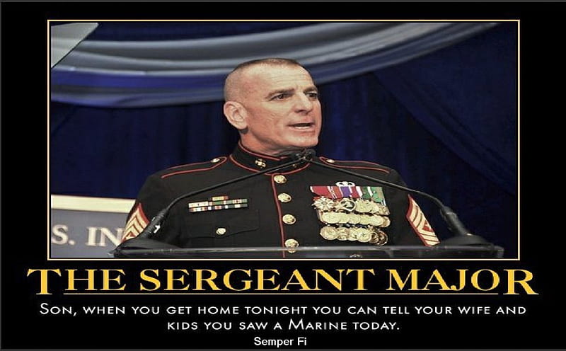 The Sergeant Major Of The Marine Corps, recon, marines, marine corps ...