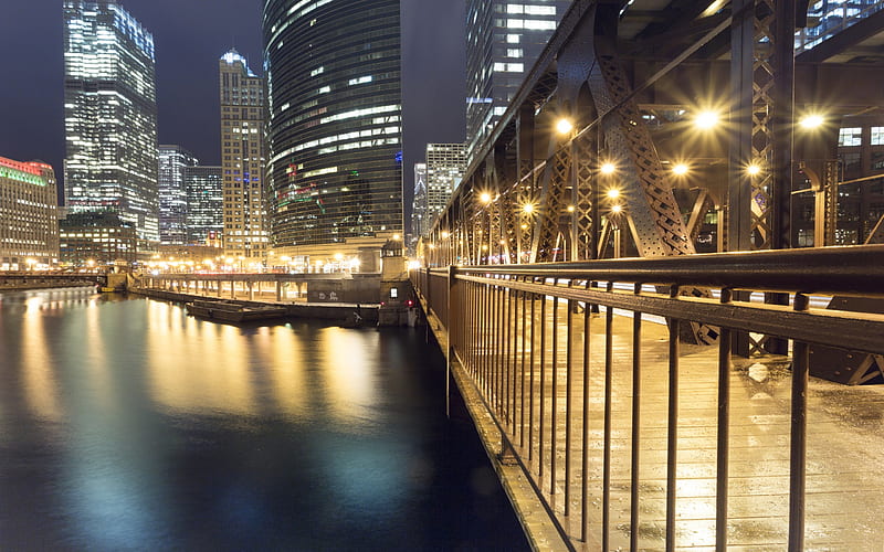 Lake Street Chicago-graphy, HD wallpaper