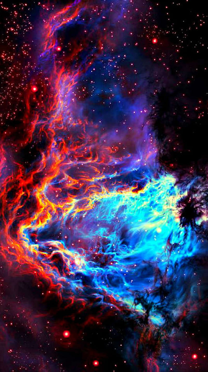 Real Space Nebula, cool, galaxy, moon, nasa, planet, planets, star, stars, sun, HD phone wallpaper