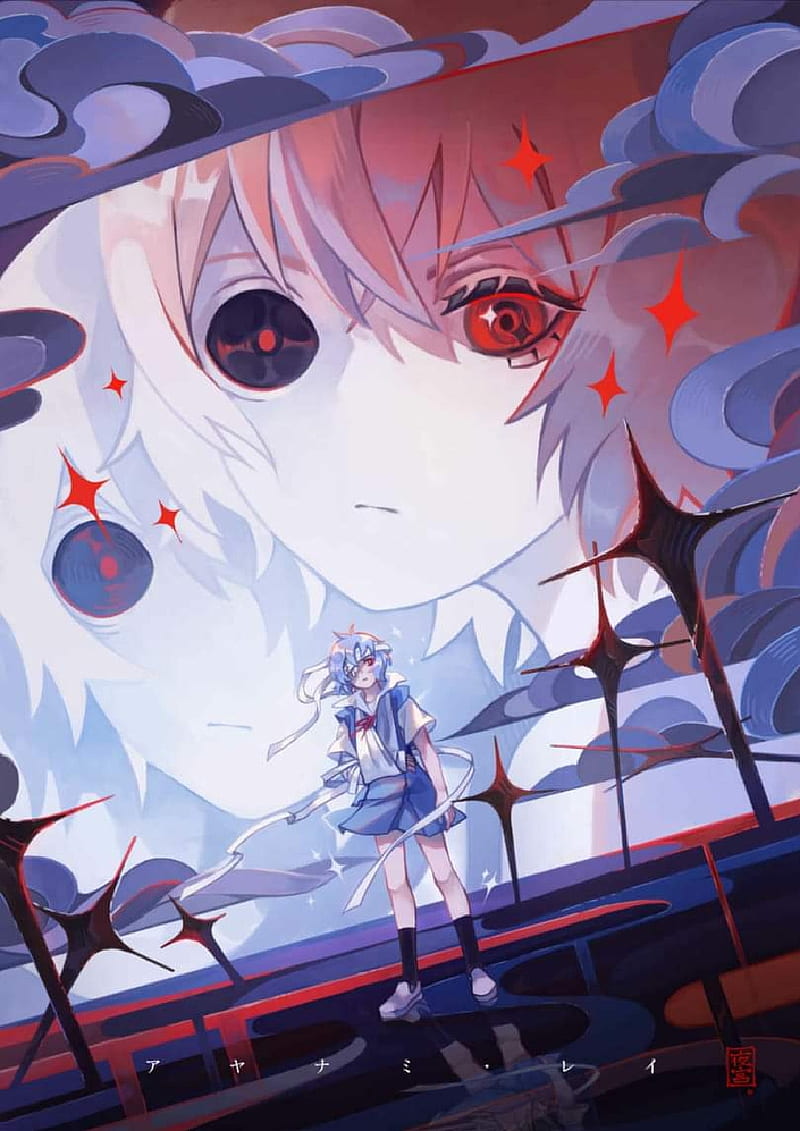 Rei ayanami, anime, neon genesis evangelion, nge, HD phone wallpaper
