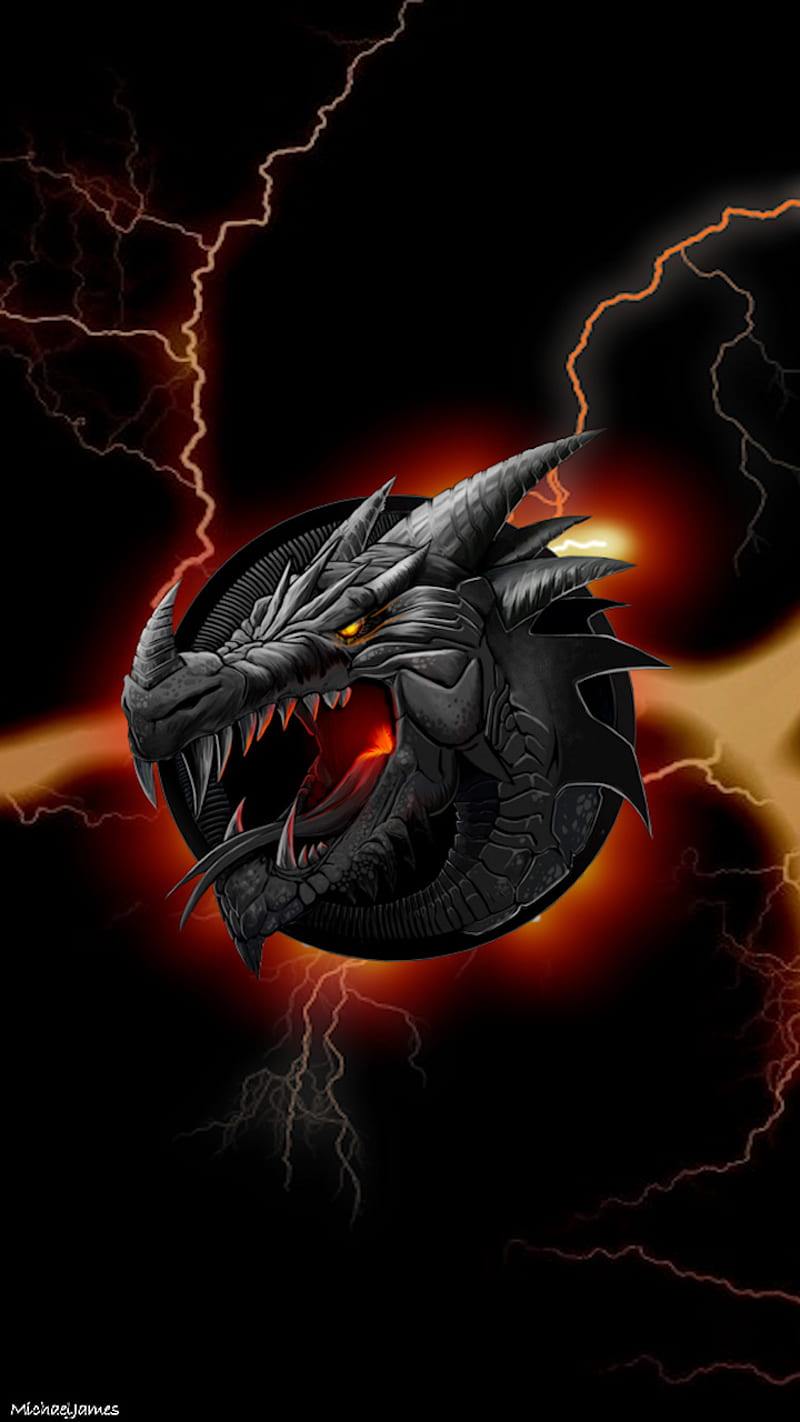 Download Mr Beast Dragon Logo Wallpaper