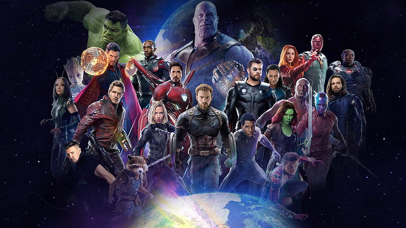 Avengers Infinity War 2018 All Characters Poster, avengers-infinity-war, 2018-movies, movies, artist, artwork, , poster, iron-man, captain-america, vision, doctor-strange, black-widow, thor, hulk, thanos, hawkeye, ant-man, black-panther, loki, vision, war-machine, groot, gamora, spiderman, star-lord, HD wallpaper