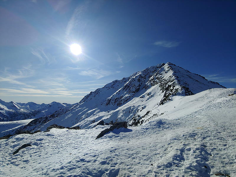 Pirin mountains, bansko, mountain, panorama, snow, HD wallpaper